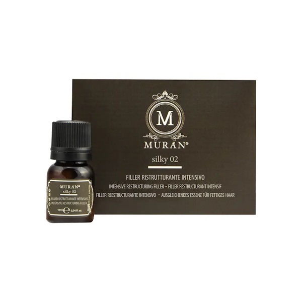 Muran Silky 02 Intensive Restructuring Filler - Интенсивный реструктурирующий филлер для волос, 7х10 мл