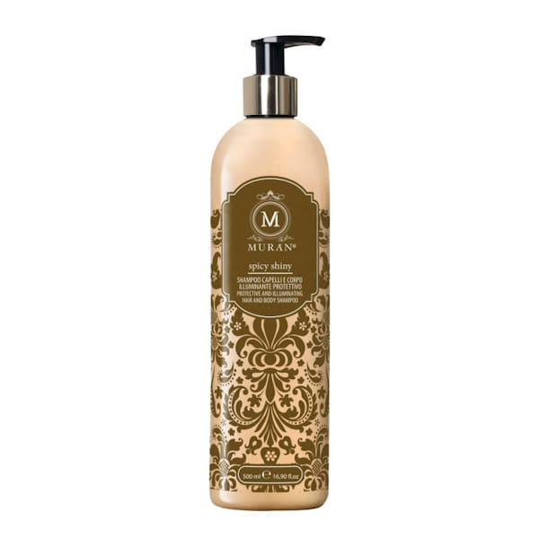 Muran Spicy Shiny Hair and Body Shampoo - Захисний шампунь для сяйва волосся та тіла, 500 мл