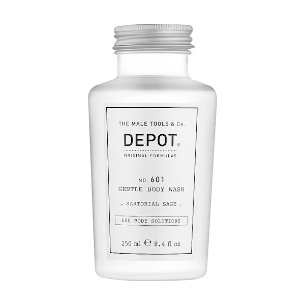 DEPOT No. 601 Gentle Body Wash Sartorial Sage – Гель для душа "Изысканный шалфей", 250 мл