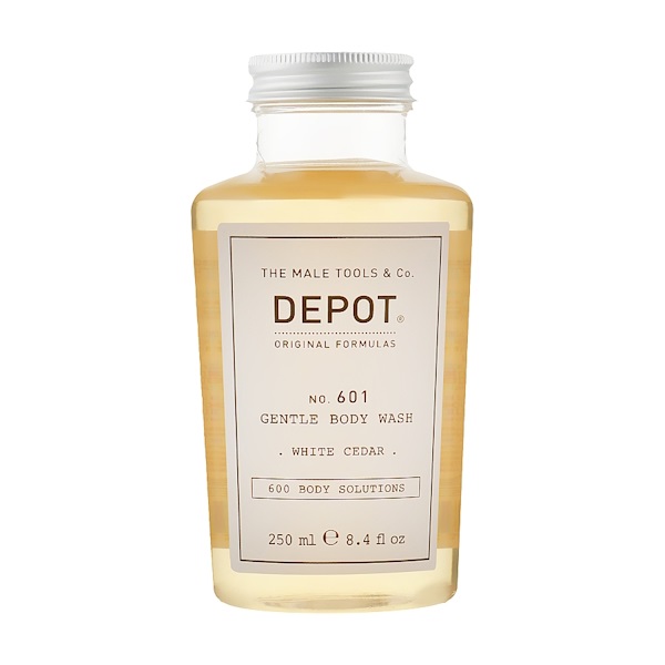 DEPOT No. 601 Gentle Body Wash White Cedar – Гель для душа "Белый кедр", 250 мл