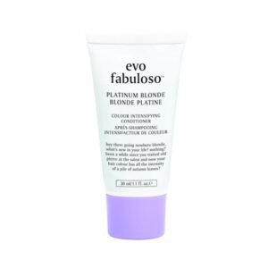 evo Fabuloso Platinum Blonde Colour Intensifying Conditioner - Интенсивный тонирующий бальзам-уход для волос «Платинум блонд», 30 мл