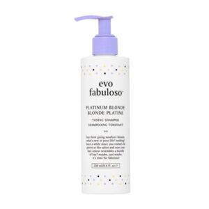 evo Fabuloso Platinum Blonde Toning Shampoo - Интенсивный тонирующий шампунь-уход для волос «Платинум блонд», 250 мл