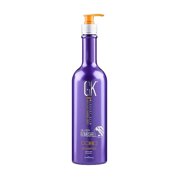 GKhair Silver Bombshell Shampoo – Серебряный шампунь с антижелтым эффектом, 710 мл