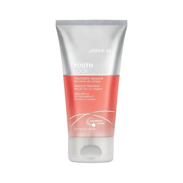 Joico YouthLock Treatment Masque Formulated With Collagen - Лечебная маска волос с коллагеном для длинных/зрелых волос, 50 мл