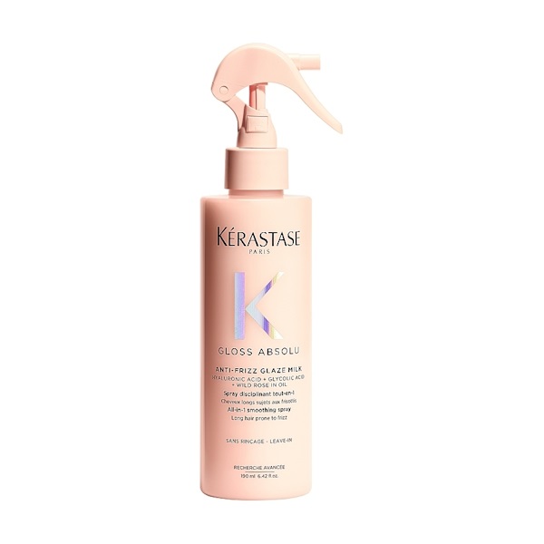 Kerastase Gloss Absolu Anti-Frizz Glaze Milk Spray - Багатофункціональний спрей для гладкості довгого, неслухняного волосся, 190 мл