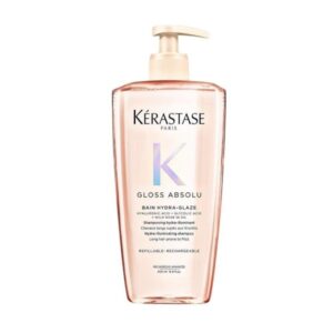 Kerastase Gloss Absolu Bain Hydra-Glaze Shampoo - Увлажняющий шампунь-ванна для блеска длинных, непослушных волос, 500 мл