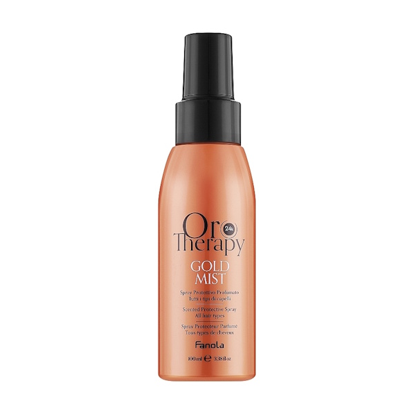 Fanola Oro Therapy Gold Mist – Защитный парфюмированный спрей для волос, 100 мл