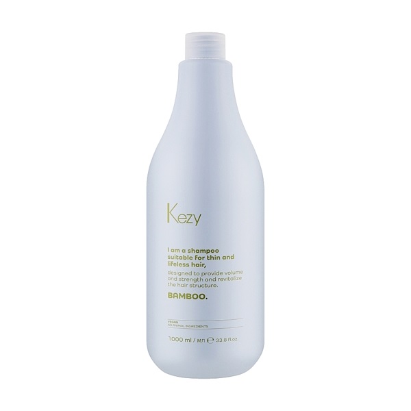 Kezy Bamboo Shampoo – Шампунь для объёма тонких волос, 1000 мл