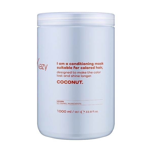 Kezy Coconut Mask – Маска для окрашенных волос, 1000 мл