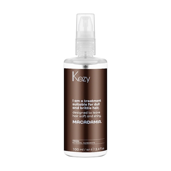 Kezy Macadamia Oil – Олія для тьмяного та ламкого волосся, 100 мл