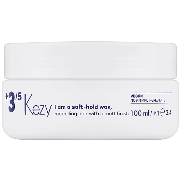 Kezy Soft-Hold Matt Modelling Wax – Легкий матовий моделюючий віск для волосся, 100 мл