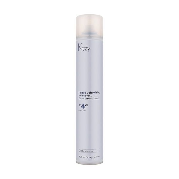 Kezy Strong Hold Volumizing Hairspray – Лак для объема тонких волос, 500 мл