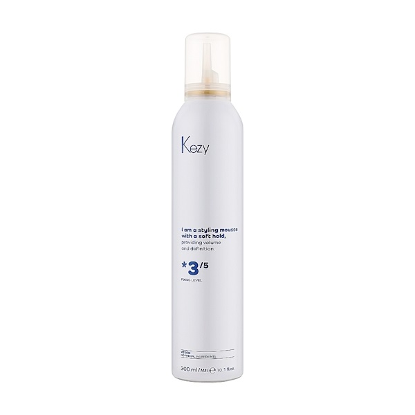Kezy Volumizing Soft Mousse – М'який мус для об'єму волосся, 300 мл