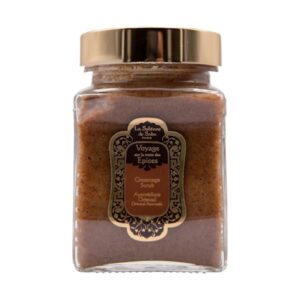 La Sultane de Saba Body Scrub Oriental Ayurvedic Amber Vanilla Patchouli Fragrance – Скраб для тела с косточками абрикоса Аюрведический, 300 гр