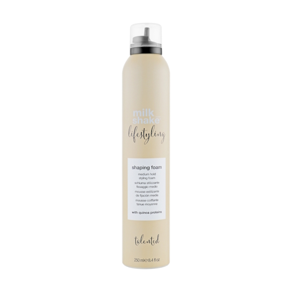 Milk_Shake Lifestyling Shaping Foam Medium Hold – Термозахисна піна для об'єму та моделювання волосся, 250 мл