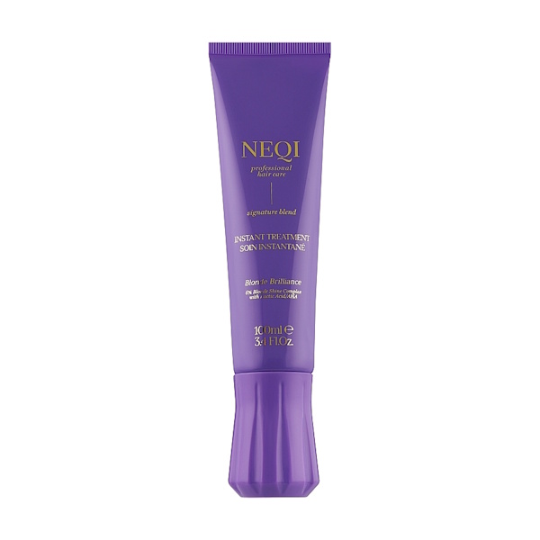 NEQI Treatment Treasure Blonde Brilliance – Маска з молочною кислотою для інтенсивного догляду та підтримки блонду, 100 мл