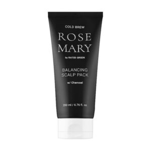 Rated Green Rosemary Balancing Scalp Pack W/ Charcoal – Балансирующая маска для кожи головы с соком розмарина, 200 мл