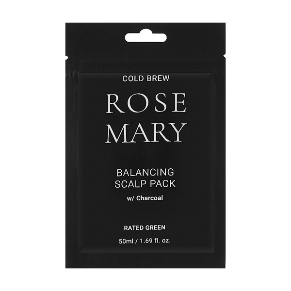 Rated Green Rosemary Balancing Scalp Pack W/ Charcoal – Балансуюча маска для шкіри голови із соком розмарину, 50 мл