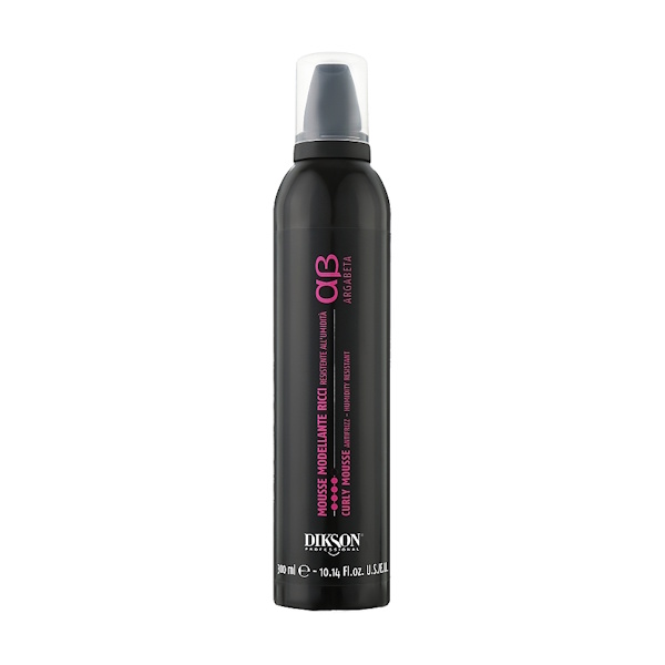 Dikson ArgaBeta 30 Curly Mousse Antifrizz-Humidity Resistant - Мусс для вьющихся волос, 300 мл