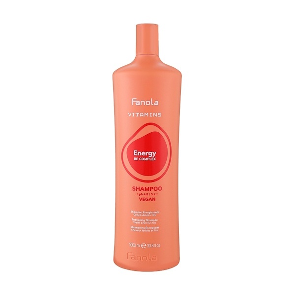 Fanola Vitamins Energy Be Complex Shampoo – Енергетичний шампунь проти випадіння волосся, 1000 мл
