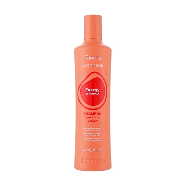 Fanola Vitamins Energy Be Complex Shampoo – Энергетический шампунь против выпадения волос, 350 мл