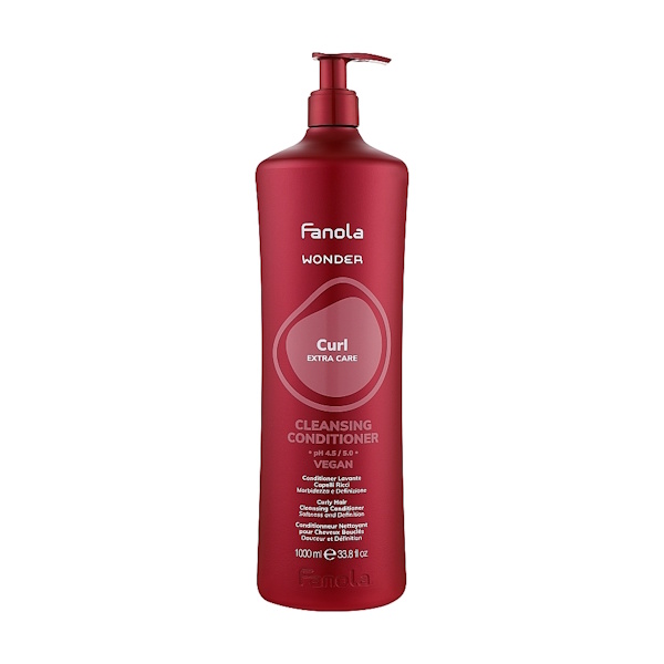 Fanola Wonder Curl Extra Care Cleansing Conditioner – Кондиционер для мягкости и упругости локонов вьющихся волос, 1000 мл
