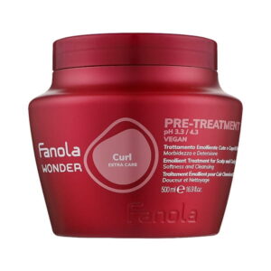 Fanola Wonder Curl Extra Care Pre-Treatment – Средство для предварительной обработки вьющихся волос для упругих локонов, 500 мл