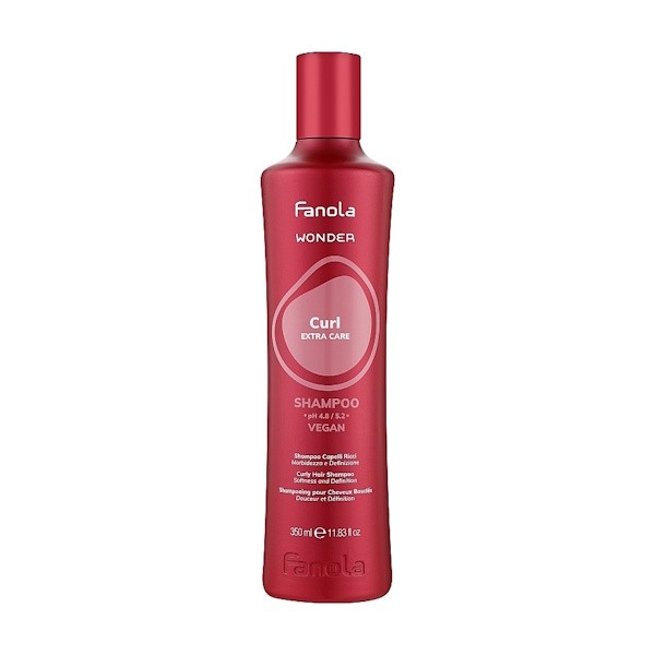 Fanola Wonder Curl Extra Care Shampoo – Шампунь для мягкости и упругости локонов вьющихся волос, 350 мл