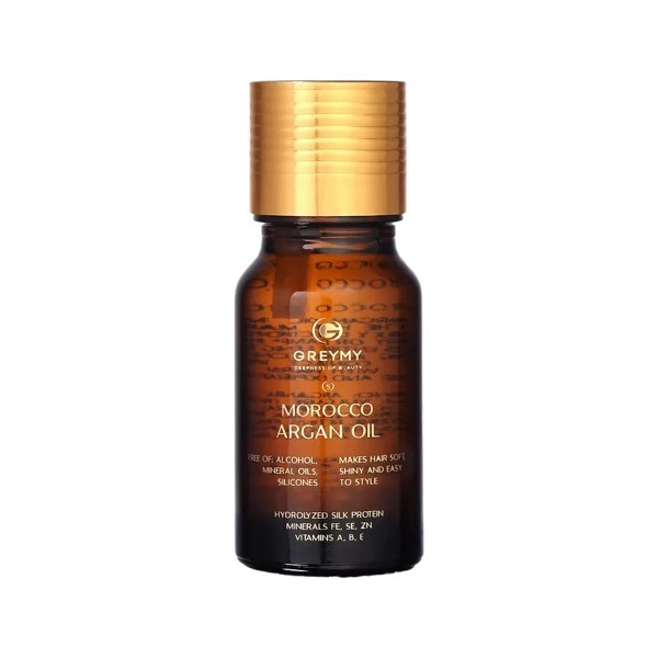 GREYMY Morocco Argan Oil - Марокканское аргановое масло для волос, 10 мл