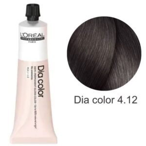 L’Oreal Professionnel Dia color – Крем-фарба для волосся 4.12 Переливчастий Попелясто-Коричневий, 60 мл