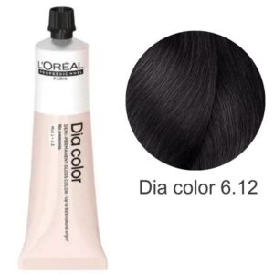 L’Oreal Professionnel Dia color – Крем-фарба для волосся 6.12 Темний Попелясто-Русий, Переливчастий, 60 мл