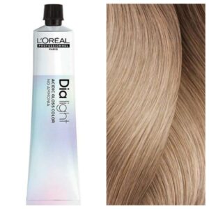 L'Oreal Professionnel Dia Light – Напівперманентна крем-фарба для волосся 10.23 Золотисто-Переливчастий Платиновий Блонд Молочний Коктейль, 50 мл