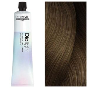 L'Oreal Professionnel Dia Light – Полуперманентная крем-краска для волос 7.23 Золотисто-Радужный Блондин, 50 мл