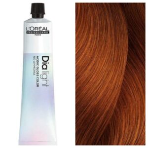 L'Oreal Professionnel Dia Light – Полуперманентная крем-краска для волос 7.43 Медно-Золотистый Блондин, 50 мл