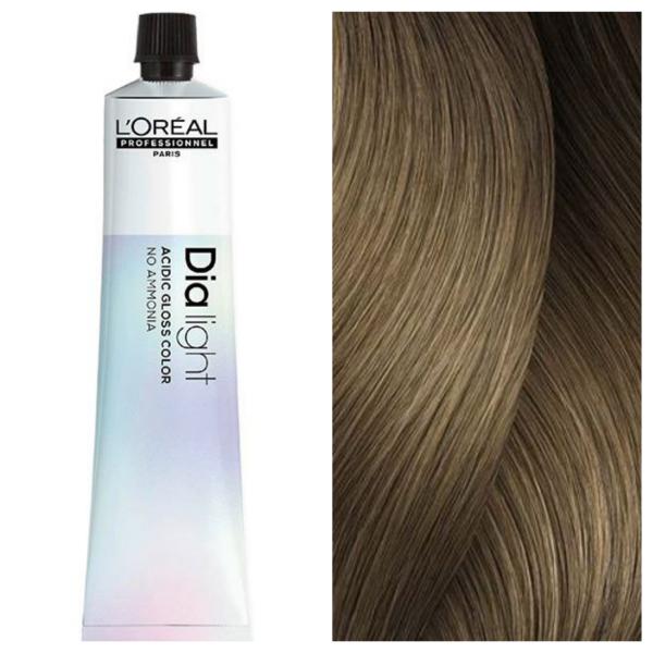 L'Oreal Professionnel Dia Light - Напівперманентна крем-фарба для волосся 8 Світло-Русий, 50 мл
