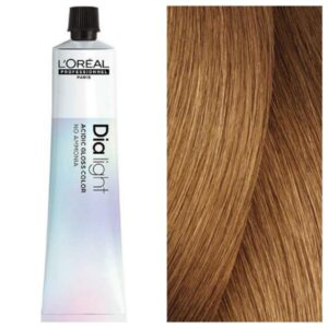 L'Oreal Professionnel Dia Light – Полуперманентная крем-краска для волос 8.34 Светлый Золотисто-Медный Блондин, 50 мл