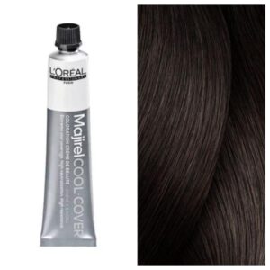 L'Oreal Professionnel Majirel Cool Cover - Стійка крем-фарба для волосся 5.18 Світло-Попелясто-Каштановий Мокко, 50 мл
