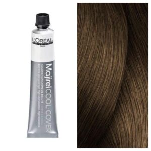 L'Oreal Professionnel Majirel Cool Cover - Стойкая крем-краска для волос 7.18 Пепельный Мокко Блонд, 50 мл