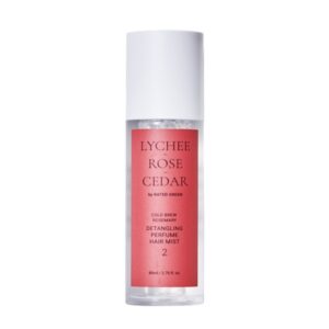 Rated Green Detangling Perfume Hair Mist Lychee-Rose-Cedar – Парфюмированный мист для волос №2 с ароматом личи, розы и кедра, 80 мл