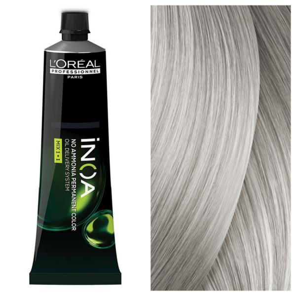 L'Oreal Professionnel INOA - Стійка крем-фарба для волосся без аміаку 10.1 Світлий Попелясто-Русий, 60 г