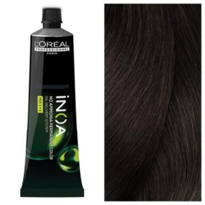 L’Oreal Professionnel INOA - Стойкая крем-краска для волос без аммиака 4.35 Золотистый Шатен Махагоновый, 60 г