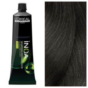 L’Oreal Professionnel INOA - Стійка крем-фарба для волосся без аміаку 5 Світло-Коричневий, 60 г