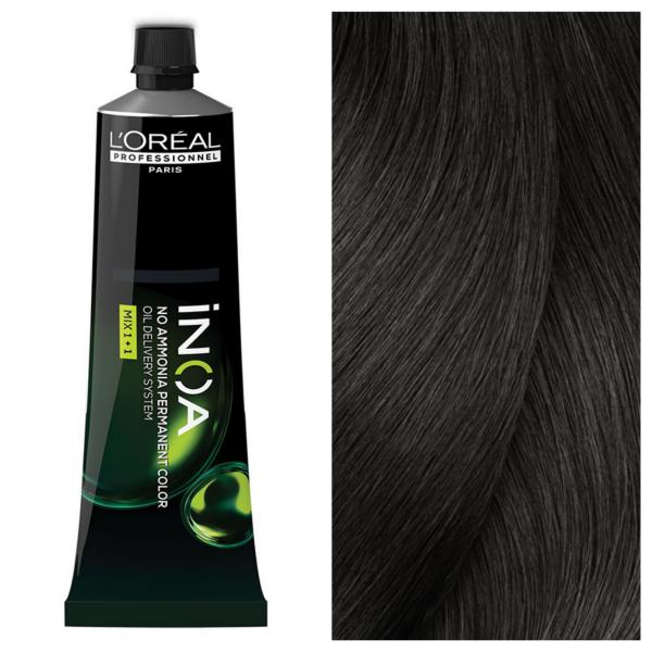 L'Oreal Professionnel INOA - Стійка крем-фарба для волосся без аміаку 5.1 Світлий Попелясто-Коричневий, 60 г
