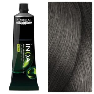 L’Oreal Professionnel INOA - Стійка крем-фарба для волосся без аміаку 7.11 Глибокий Попелястий Блонд, 60 г