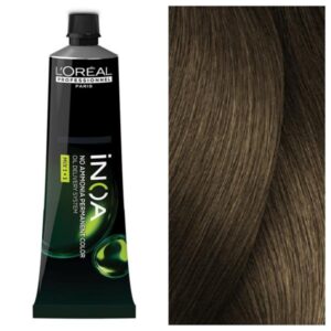 L'Oreal Professionnel INOA - Стійка крем-фарба для волосся без аміаку 7.18 Попелястий Мокко Блонд, 60 г