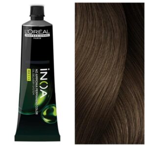 L’Oreal Professionnel INOA - Стойкая крем-краска для волос без аммиака 7.23 Переливающийся Золотистый Блондин, 60 г