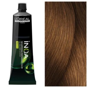 L'Oreal Professionnel INOA - Стійка крем-фарба для волосся без аміаку 7.34 Золотисто-Мідний Блондин, 60 г