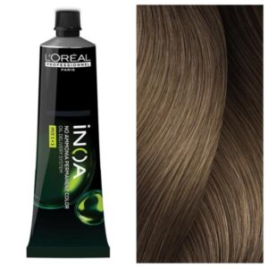 L’Oreal Professionnel INOA - Стійка крем-фарба для волосся без аміаку 8.23 Світло-Перламутровий Золотистий Блонд, 60 г