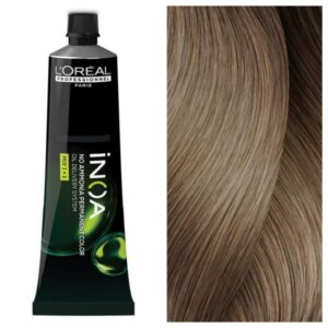 L’Oreal Professionnel INOA - Стойкая крем-краска для волос без аммиака 9.12 Очень Светлый Пепельно-Радужный Блондин, 60 г