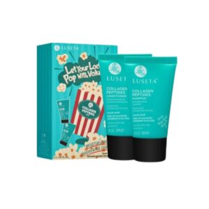 Luseta Beauty Collagen Peptides Travel Set Duo - Дорожній набір для відновлення густоти та об'єму волосся, 2×30 мл